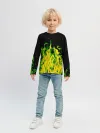 Детский лонгслив / Дикий огонь