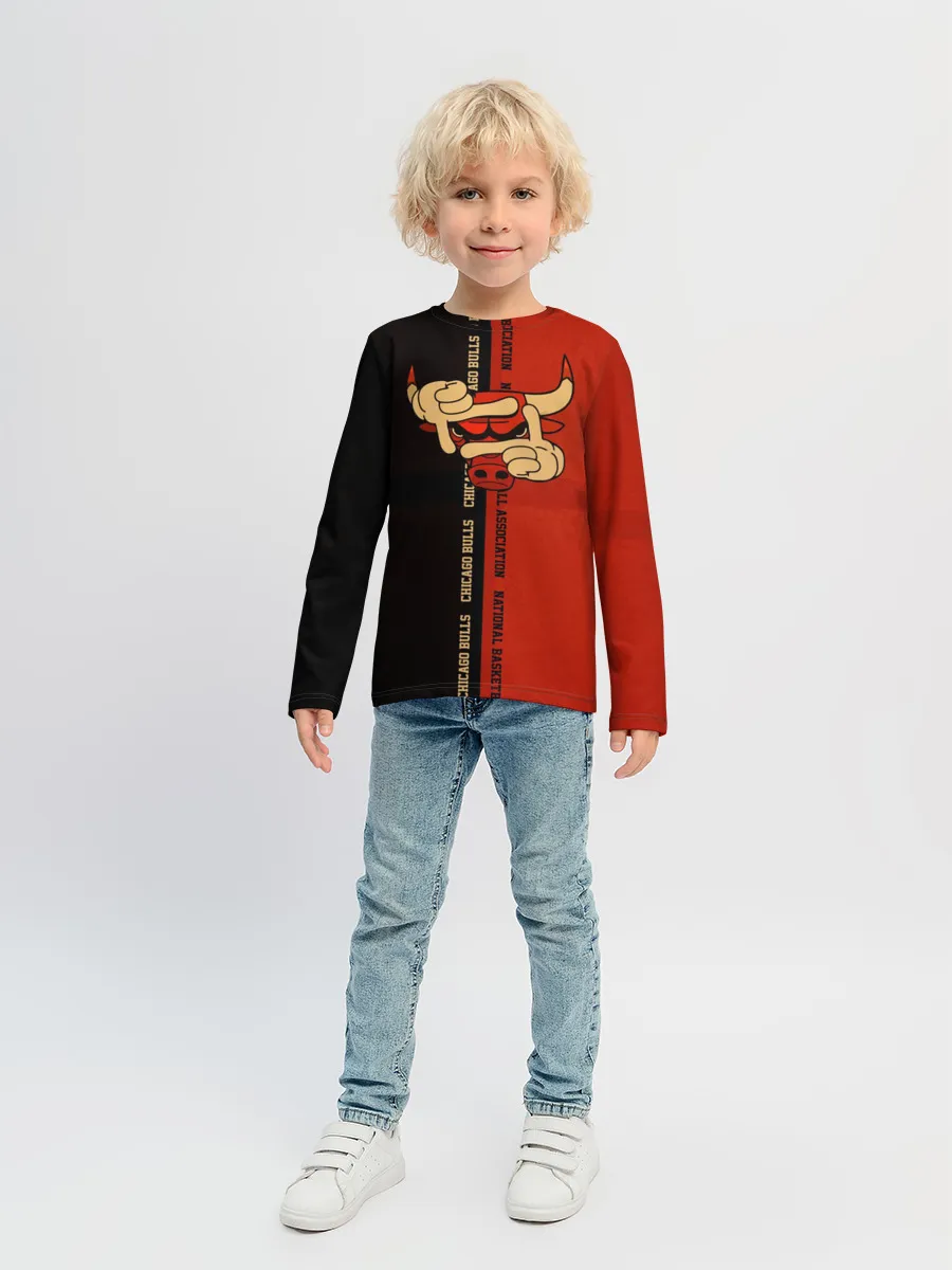 Детский лонгслив / NBA. Chicago bulls