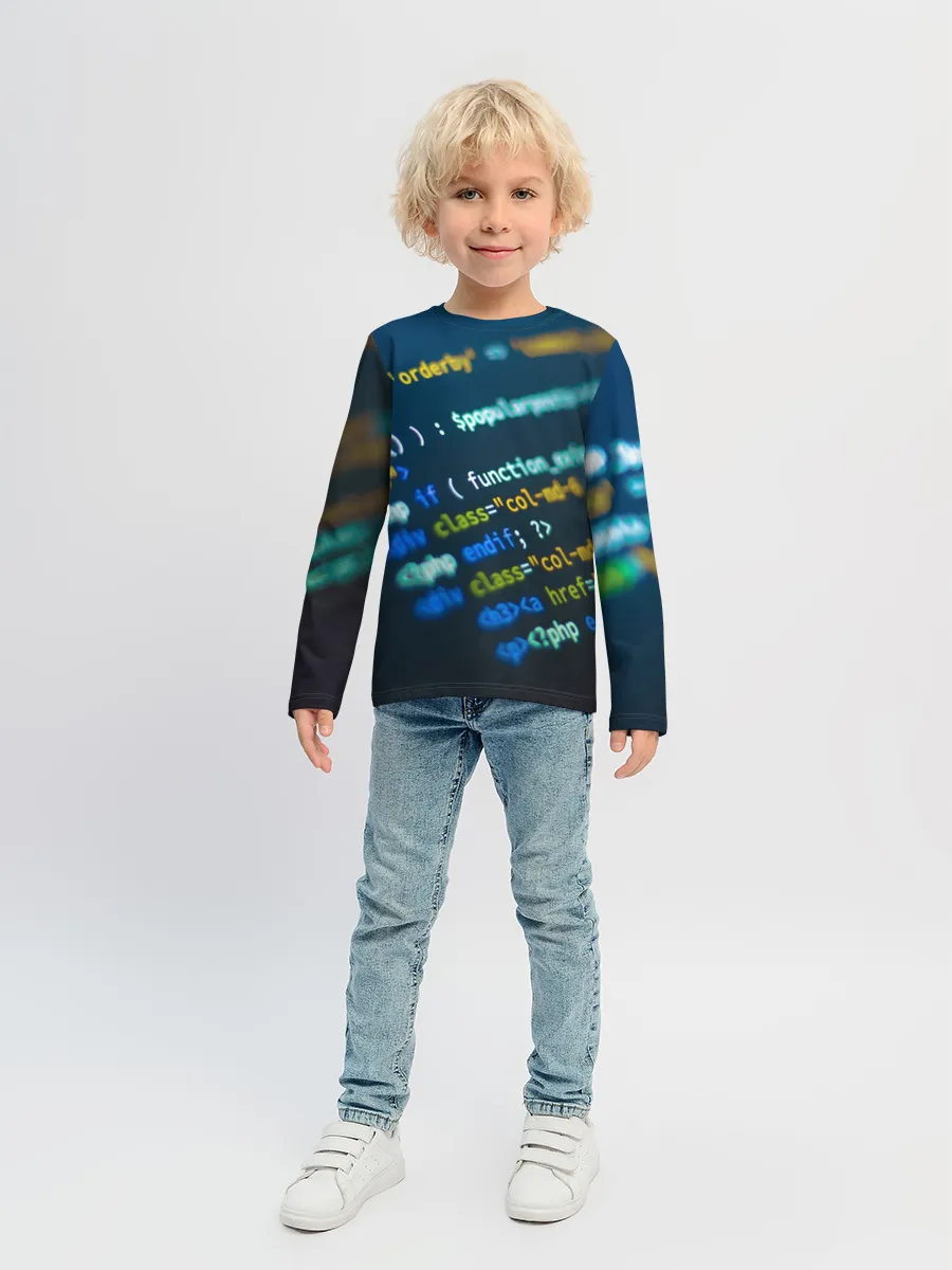 Детский лонгслив / Programming collection