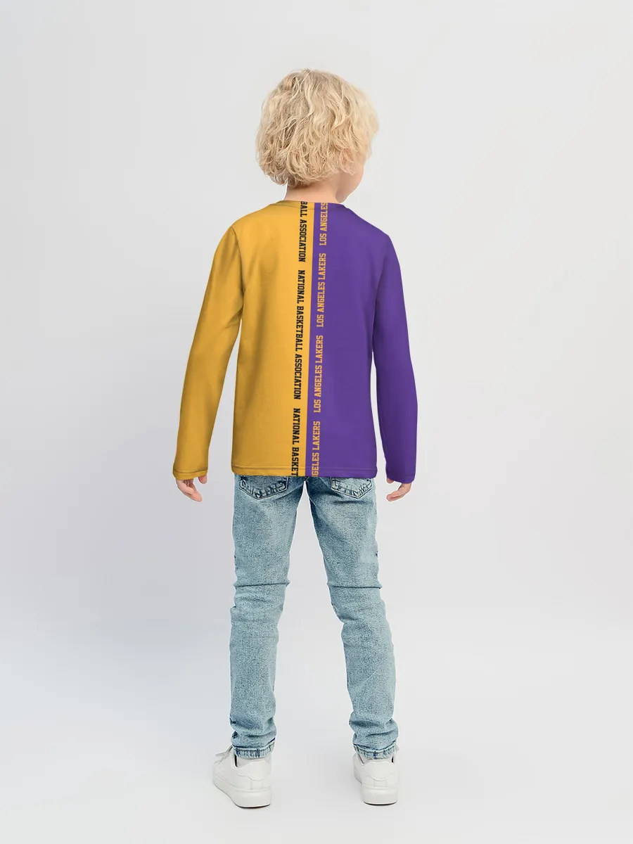 Детский лонгслив / Los angeles lakers. NBA