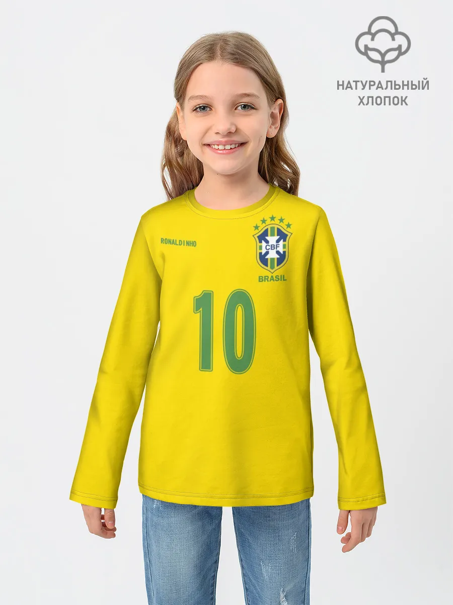 Детский лонгслив / Роналдиньо