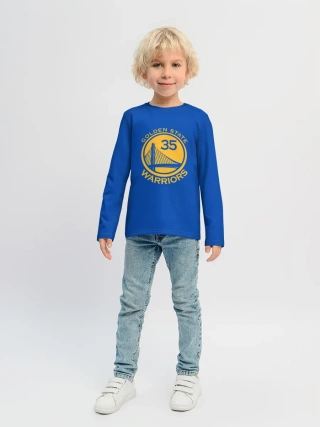 Детский лонгслив / Kevin Durant форма GSW