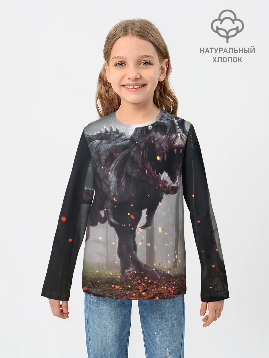 Детский лонгслив / мир юрского периода