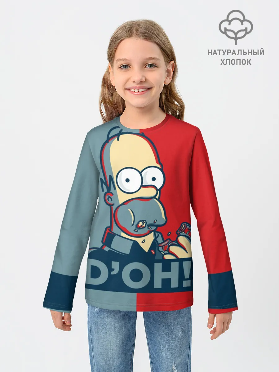 Детский лонгслив / Homer Simpson