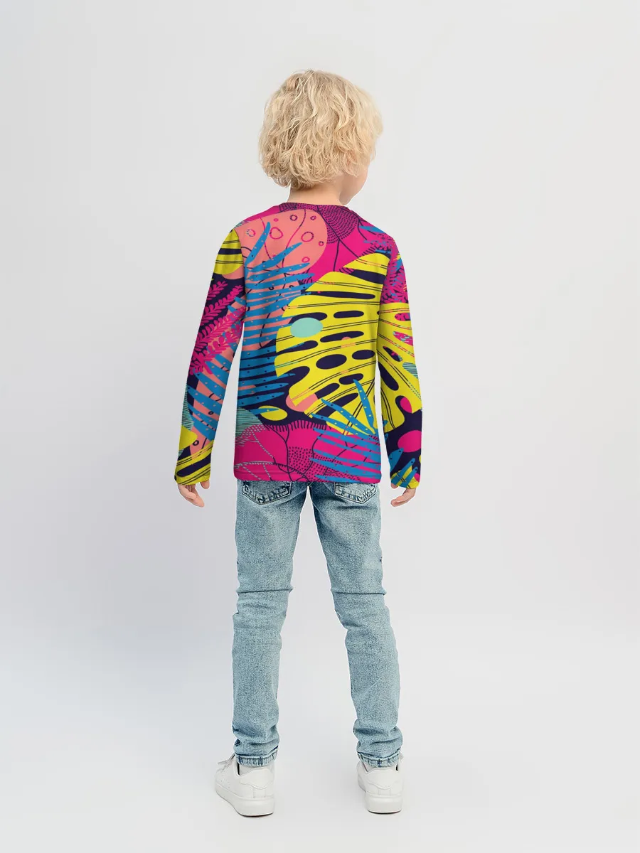 Детский лонгслив / Тропики fashion