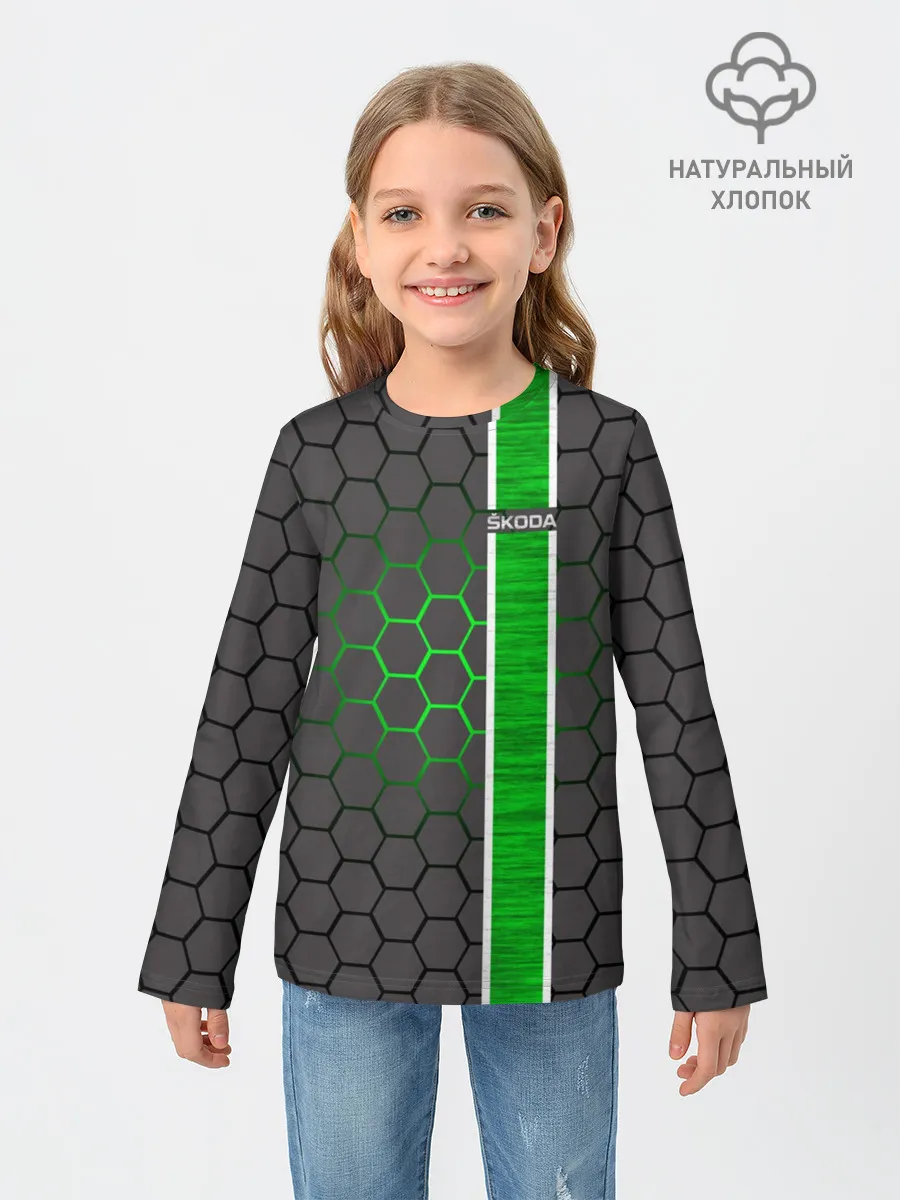 Детский лонгслив / Skoda