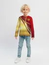 Детский лонгслив / RUSSIA SPORT: Red and Gold.