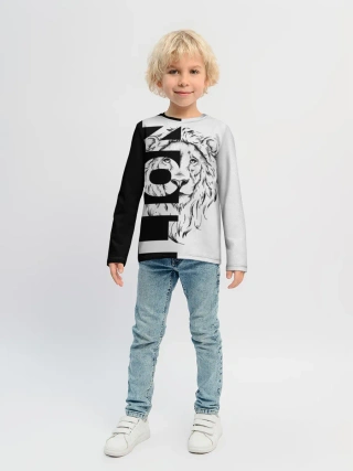 Детский лонгслив / Lion