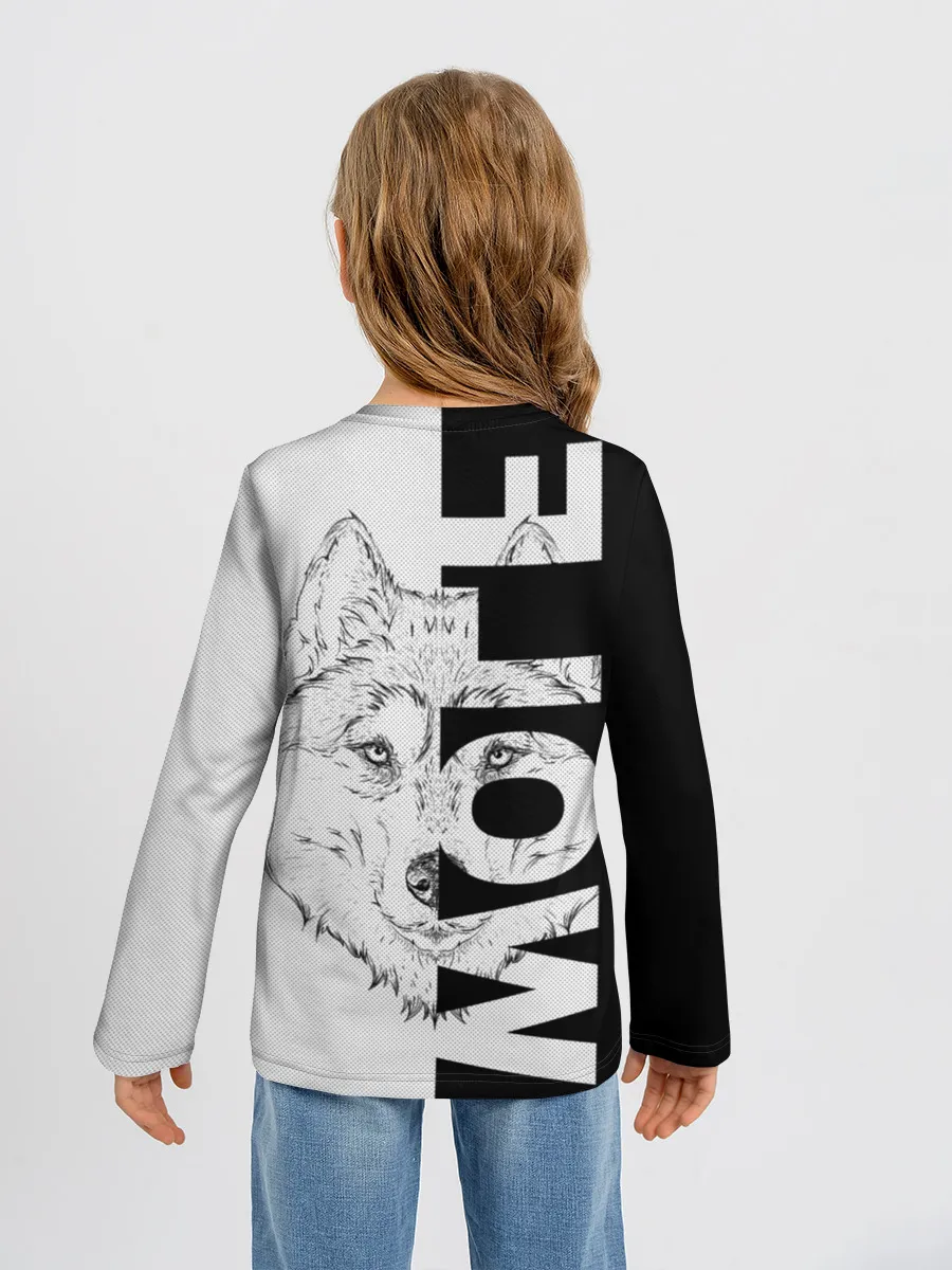 Детский лонгслив / Wolf