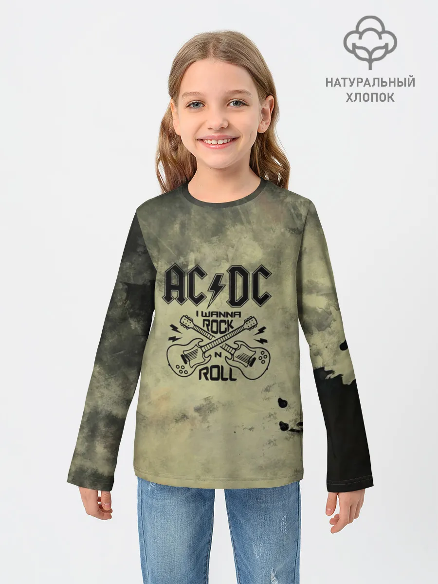 Детский лонгслив / AC DC