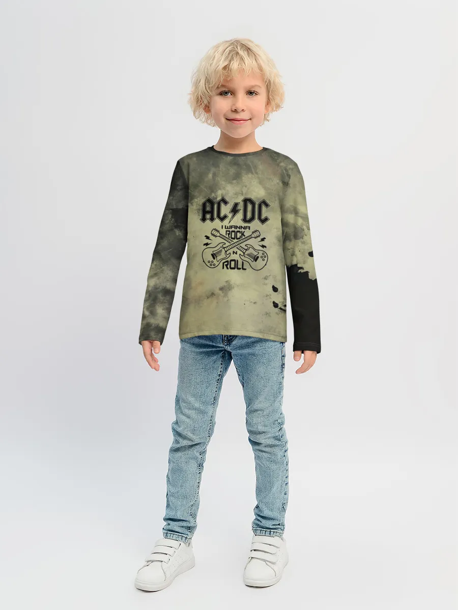 Детский лонгслив / AC DC