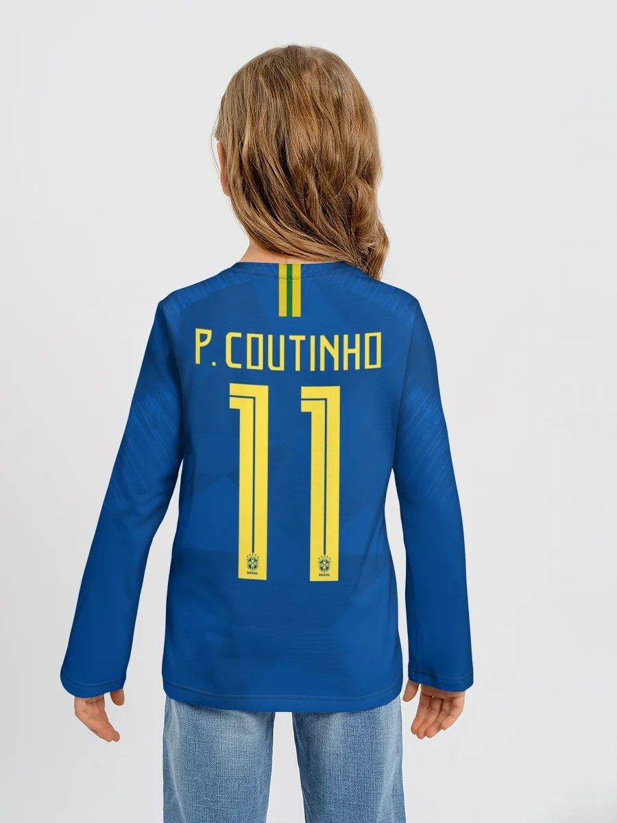 Детский лонгслив / Coutinho away WC 2018