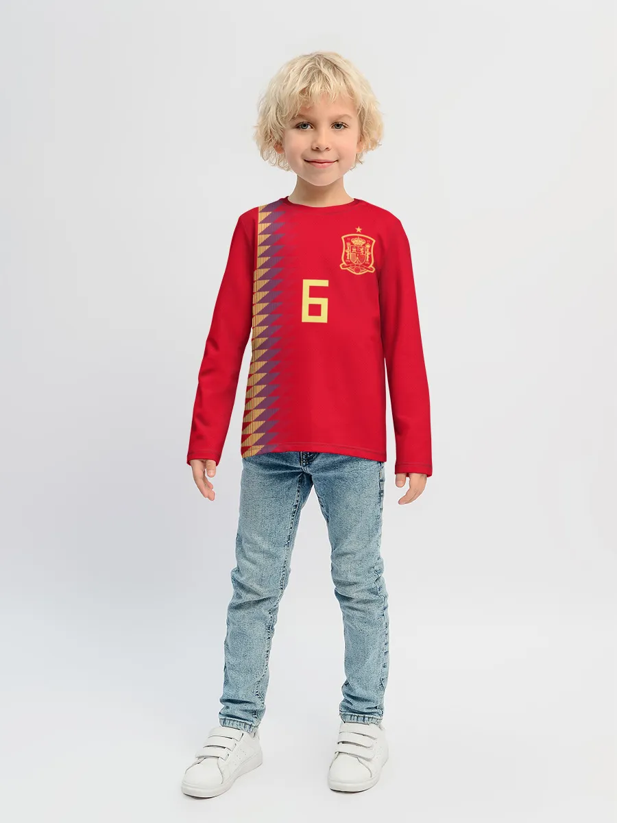 Детский лонгслив / Iniesta home WC 2018