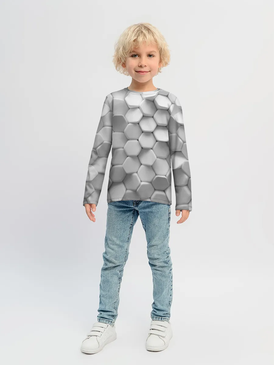 Детский лонгслив / Геометрическая живопись