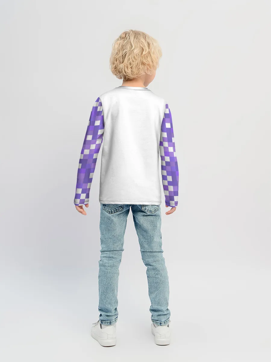 Детский лонгслив / Аниме пикселы