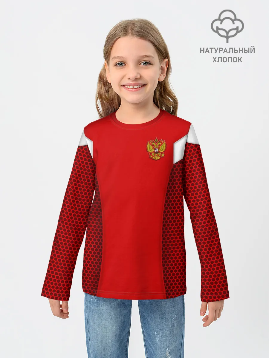 Детский лонгслив / Россия чемпионат мира 2018