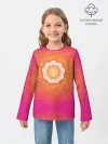 Детский лонгслив / Солнечная мандала