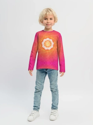 Детский лонгслив / Солнечная мандала