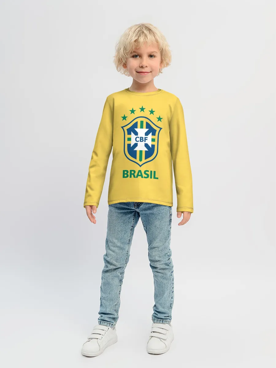 Детский лонгслив / Сборная Бразилии