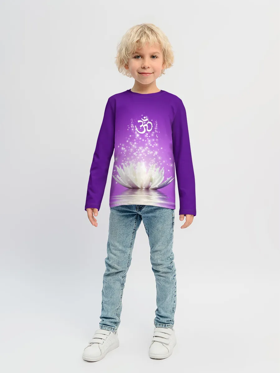 Детский лонгслив / Лотос просветления