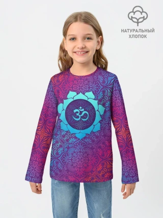 Детский лонгслив / Роскошный Ом
