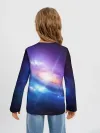 Детский лонгслив / Абстракция космоса