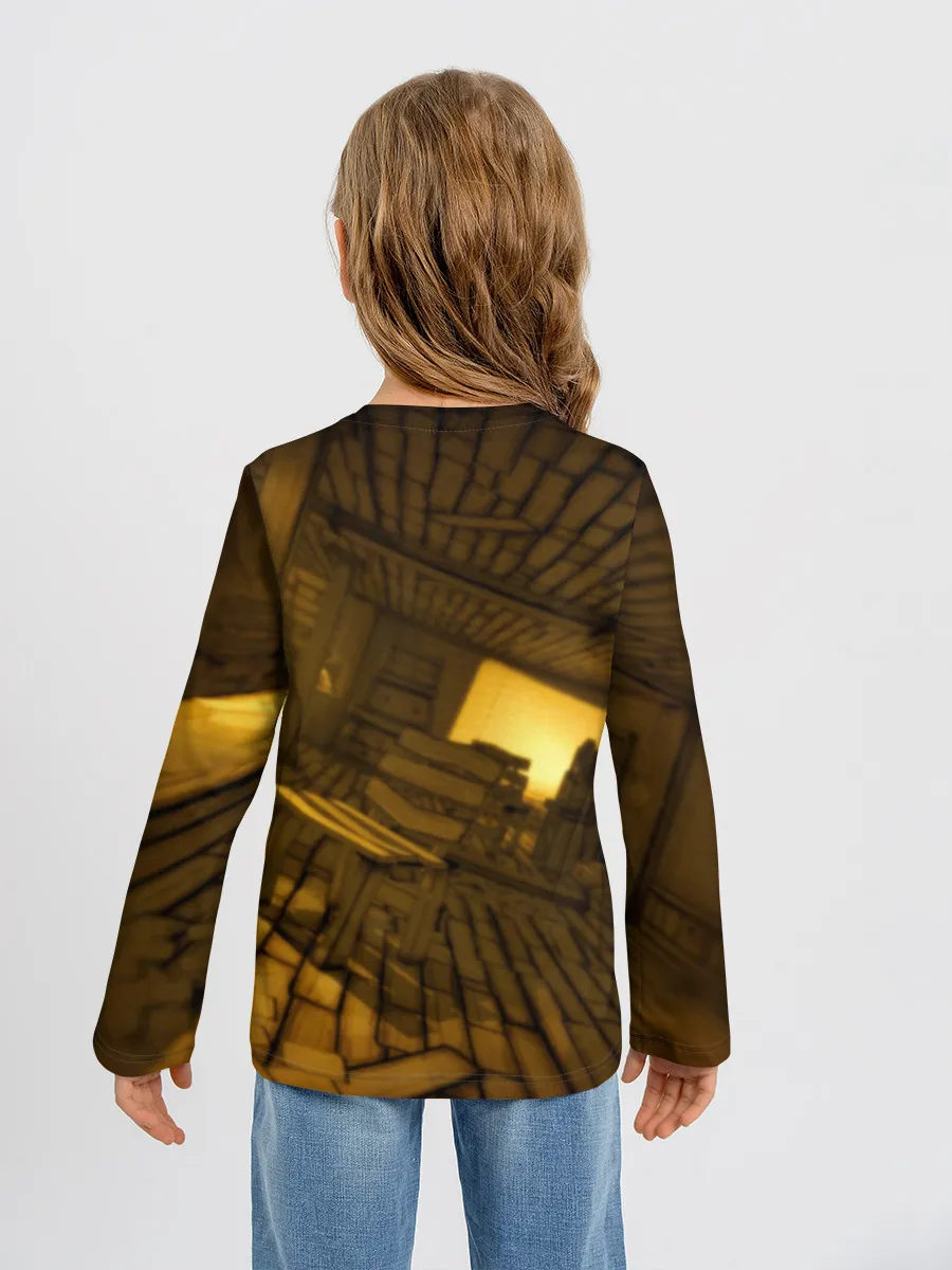 Детский лонгслив / Bendy and the ink machine