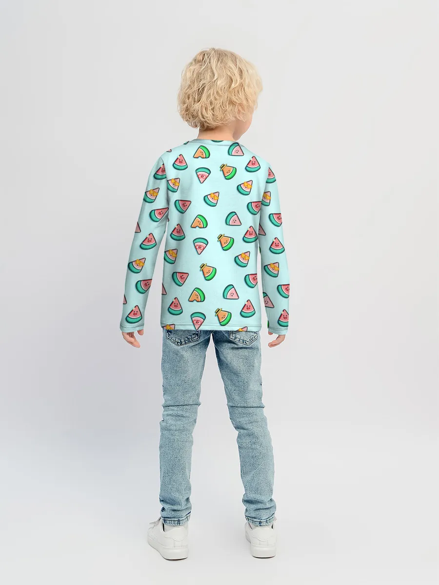 Детский лонгслив / Kawaii Арбузики