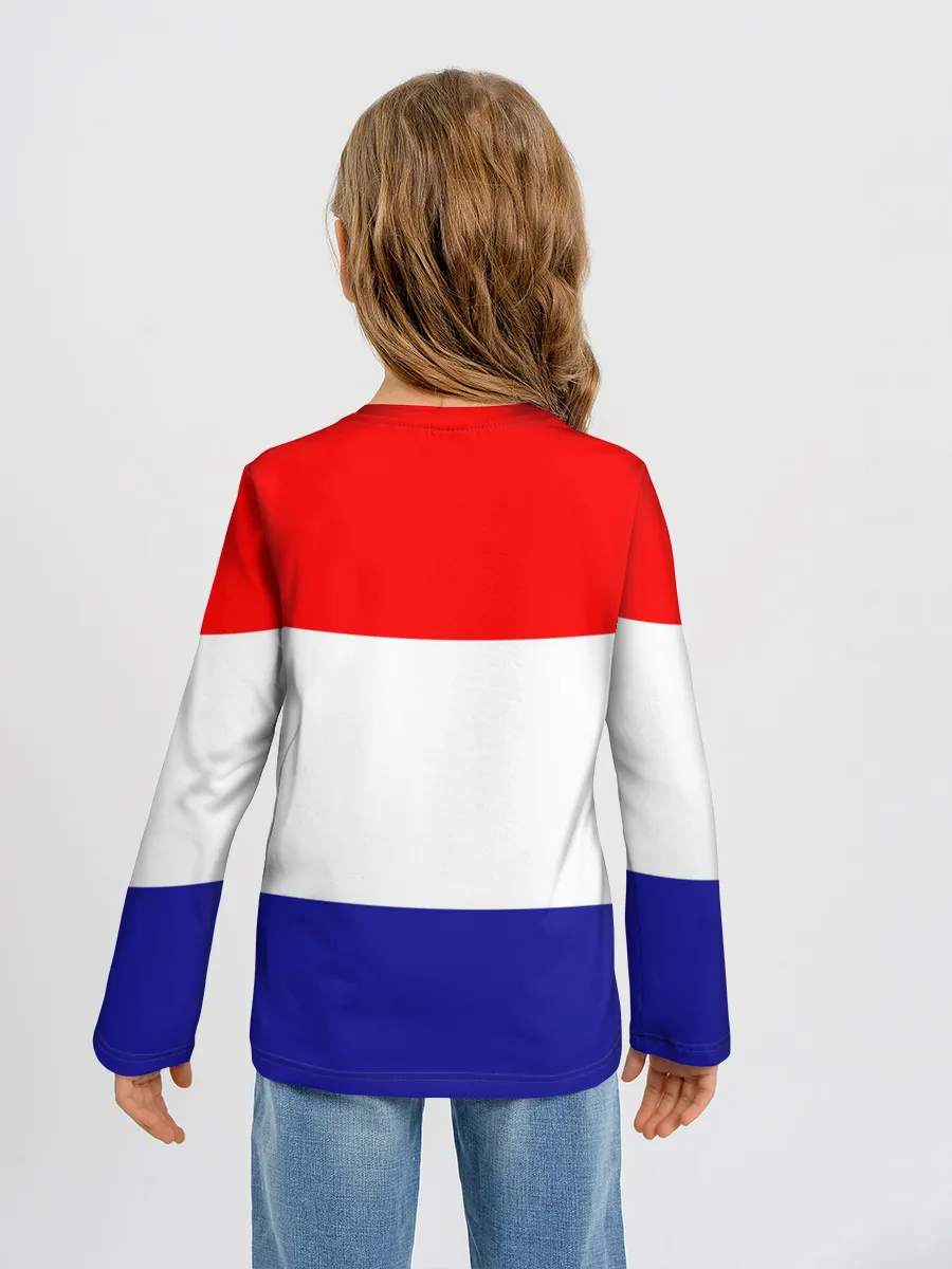 Детский лонгслив / Сборная Хорватии флаг
