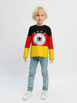 Детский лонгслив / Сборная Германии флаг