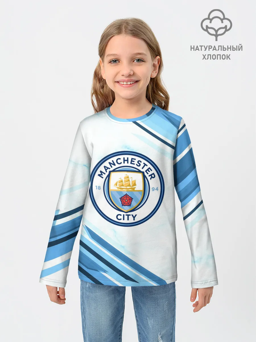 Детский лонгслив / Manchester city