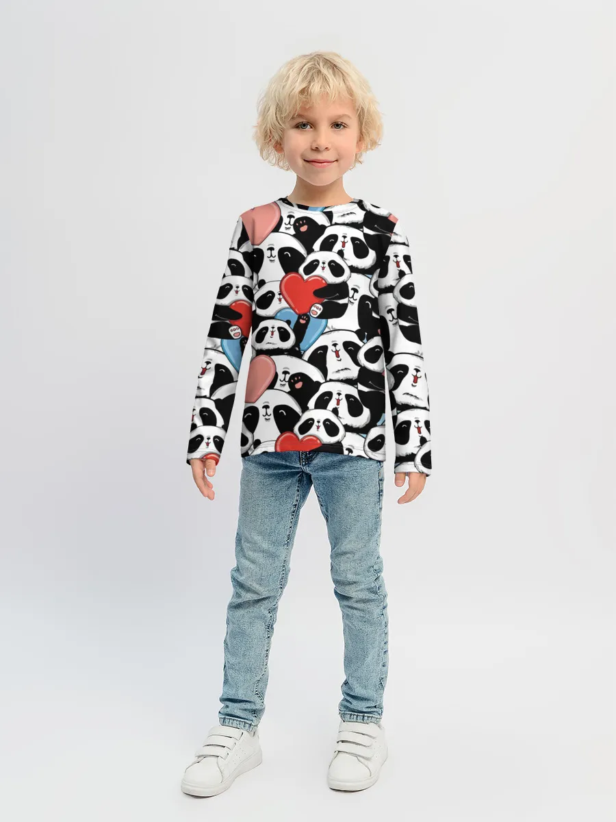 Детский лонгслив / Пандяшки