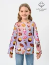 Детский лонгслив / Очень Сладкий Паттерн