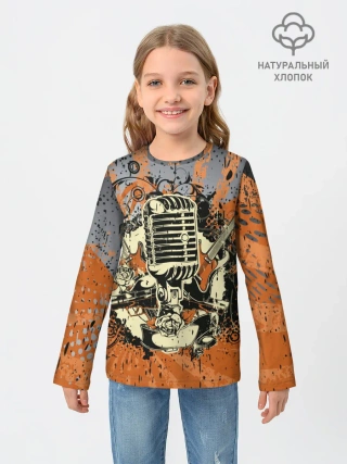 Детский лонгслив / Microphone