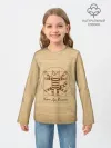 Детский лонгслив / Кот Да Винчи