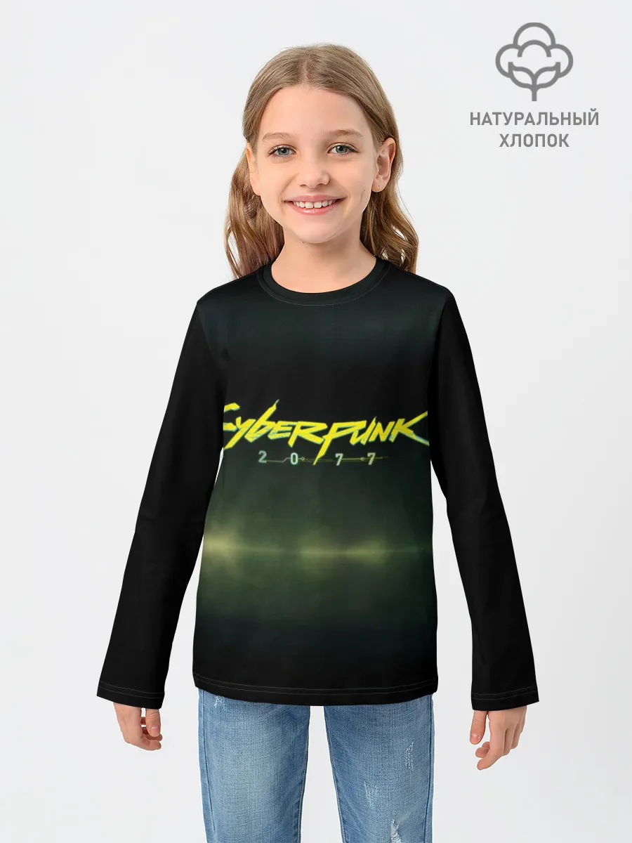 Детский лонгслив / Cyberpunk 2077