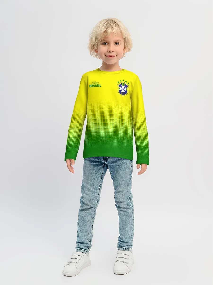 Детский лонгслив / Сборная Бразилии