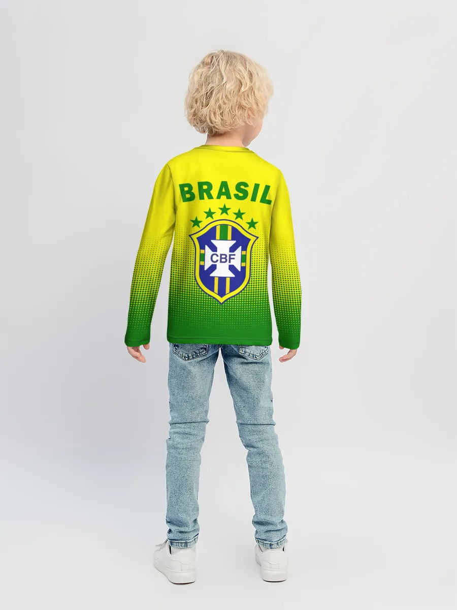 Детский лонгслив / Сборная Бразилии