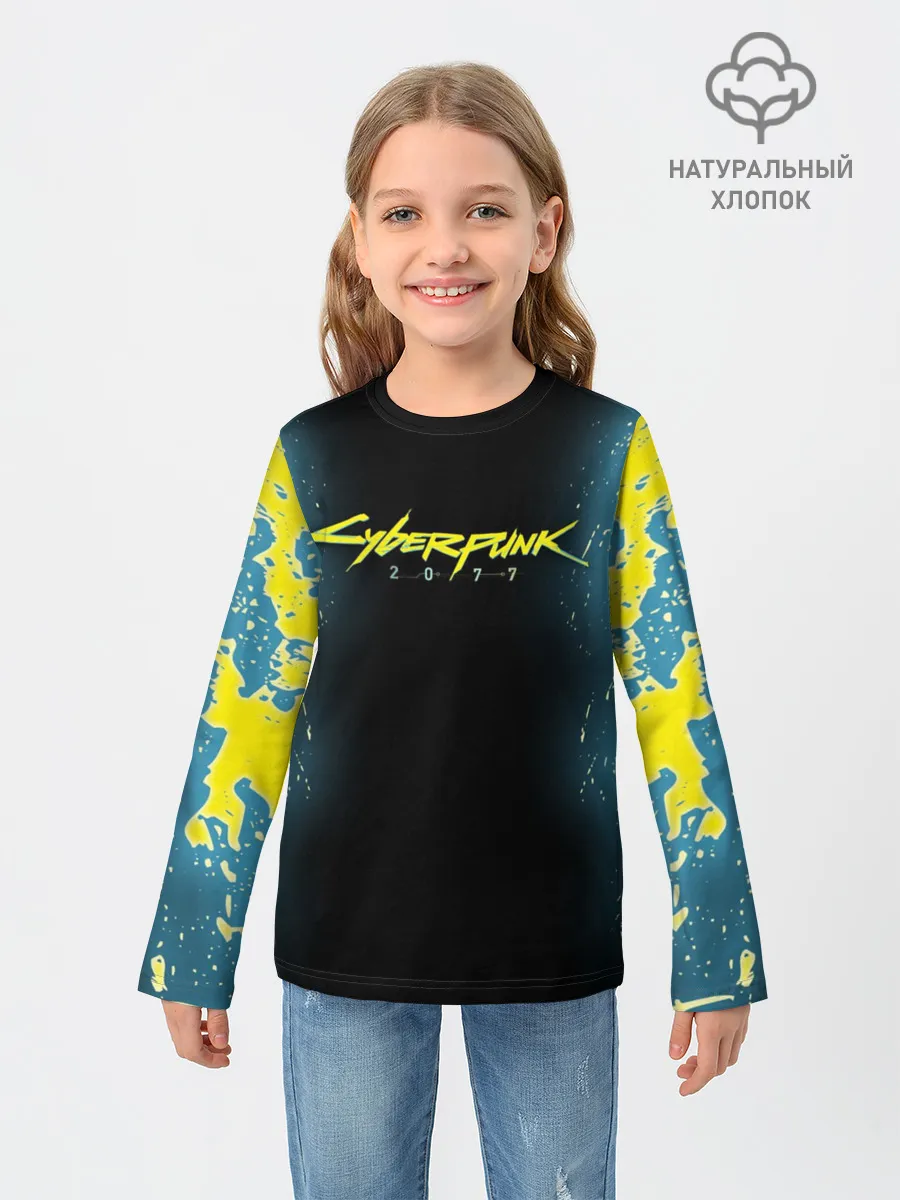 Детский лонгслив / CYBERPUNK 2077 | КИБЕРПАНК 2077
