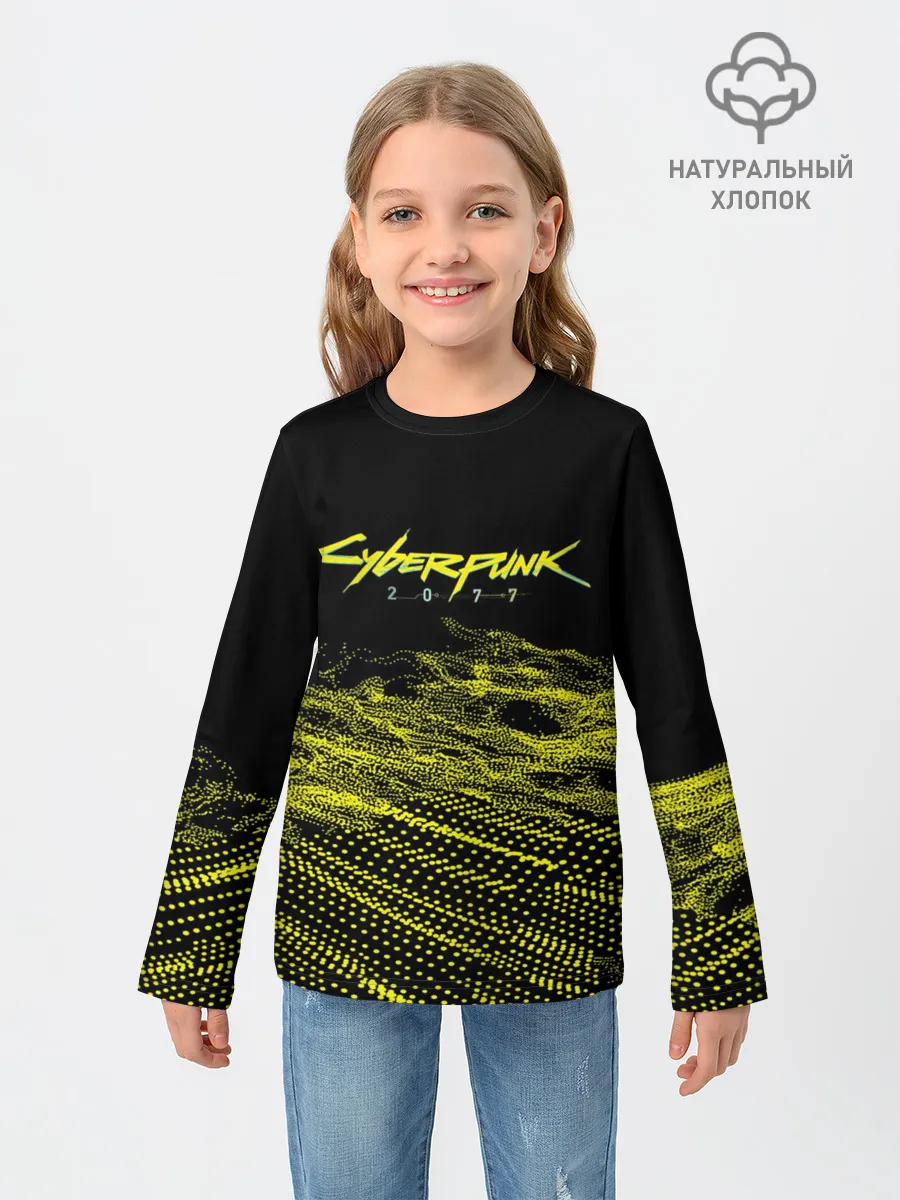 Детский лонгслив / Cyber Punk 2077