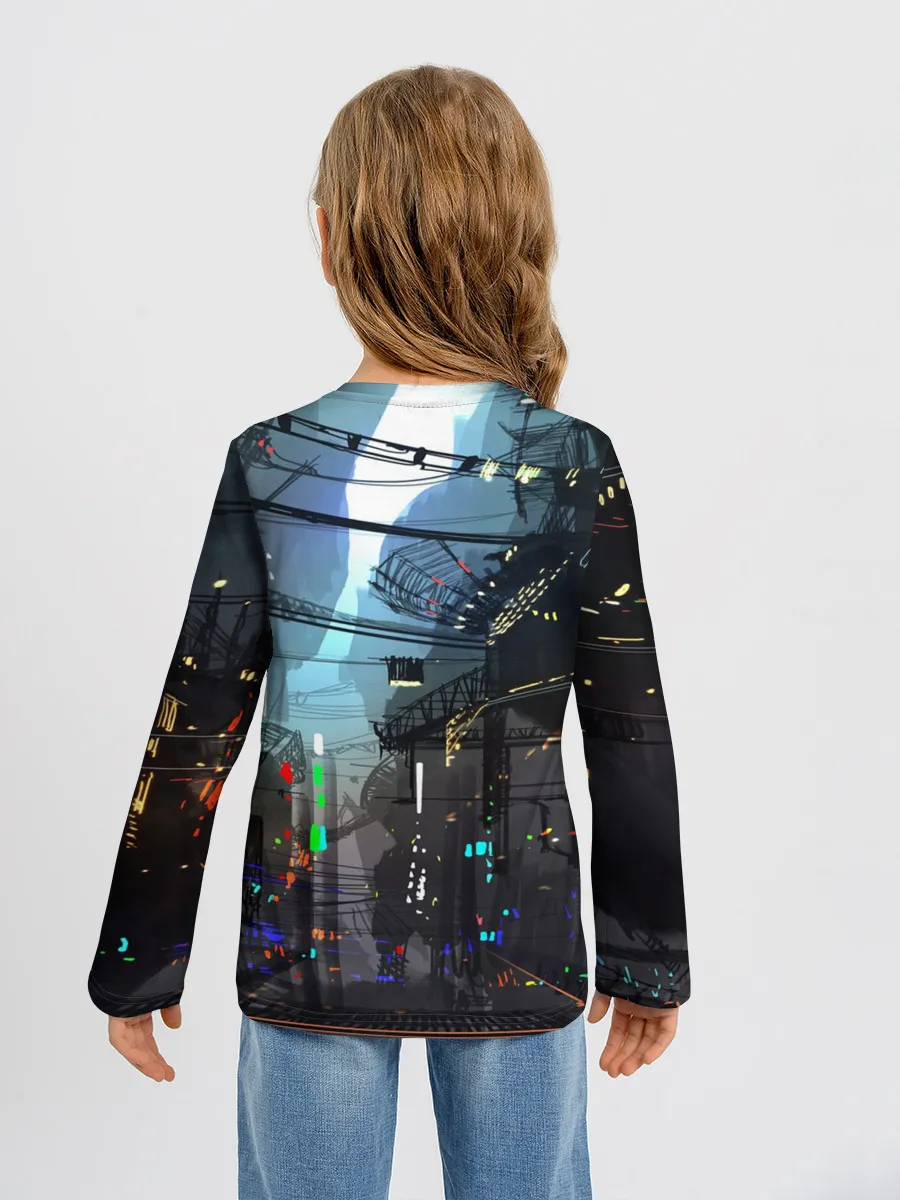 Детский лонгслив / Cyber Punk 2077