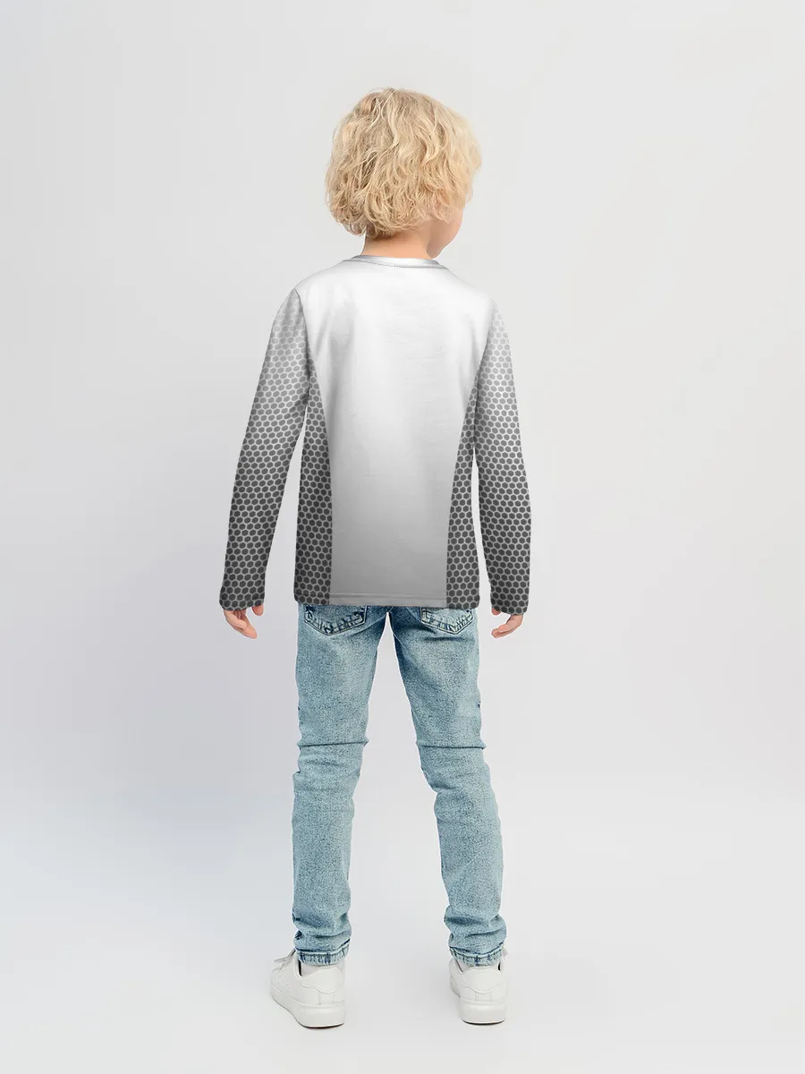 Детский лонгслив / Сборная России форма с сеткой