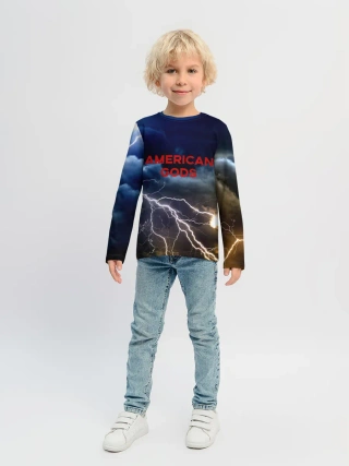 Детский лонгслив / American Gods
