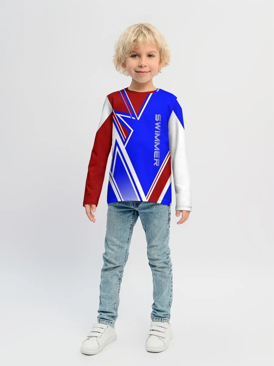 Детский лонгслив / Swimmer