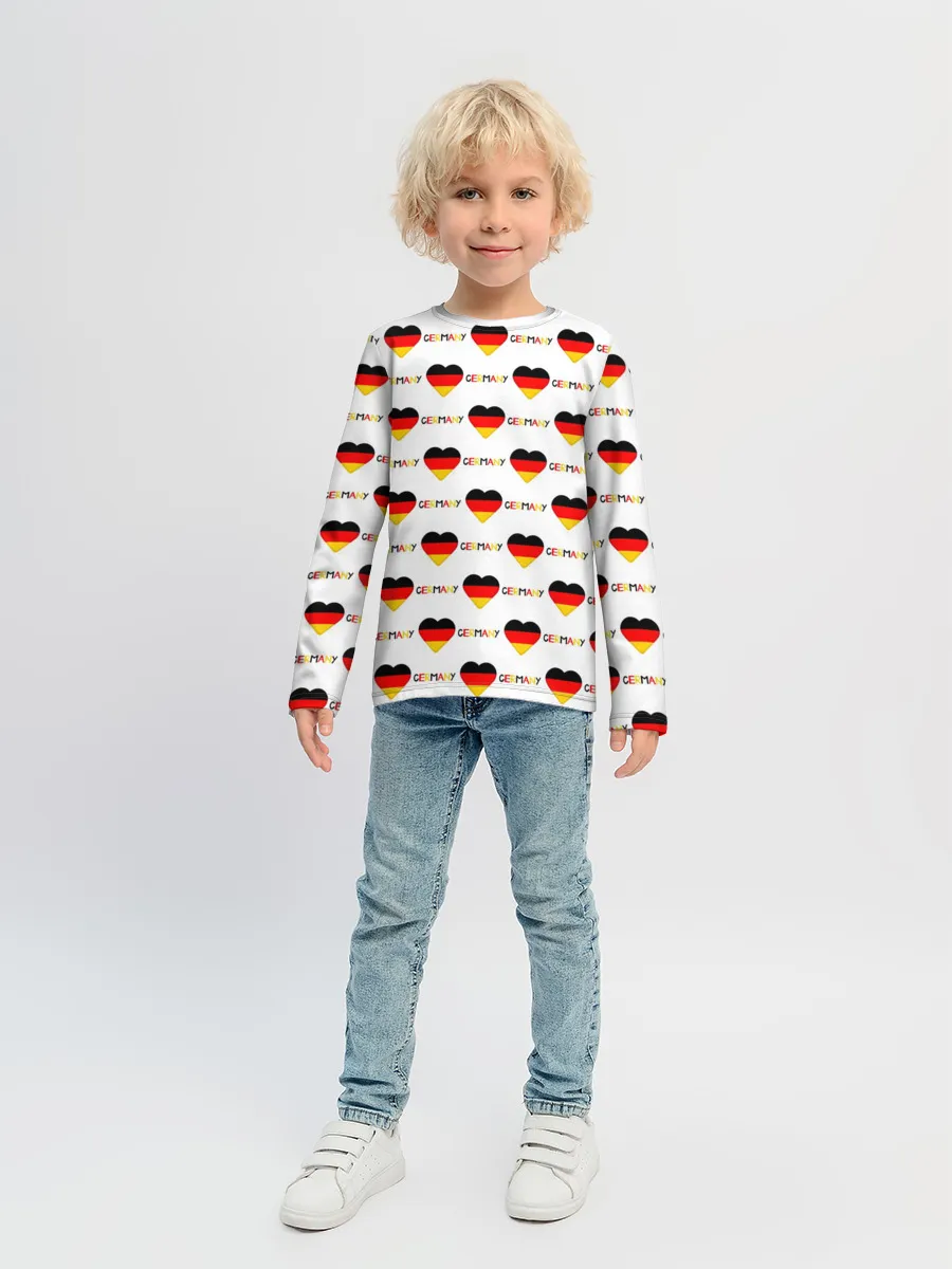 Детский лонгслив / Love Germany