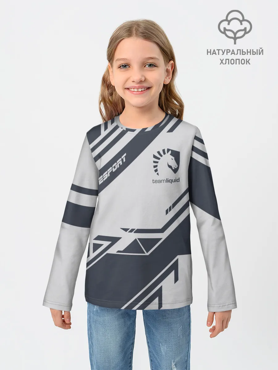 Детский лонгслив / TEAM LIQUID E-SPORT