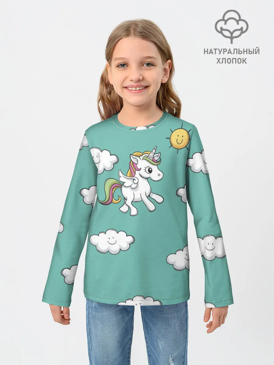 Детский лонгслив / Love of Unicorns