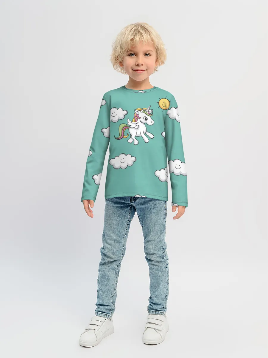 Детский лонгслив / Love of Unicorns