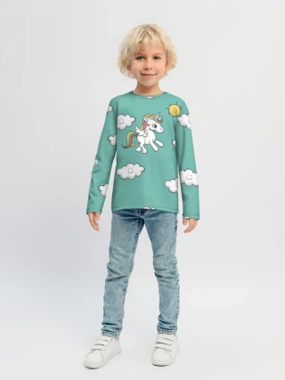 Детский лонгслив / Love of Unicorns