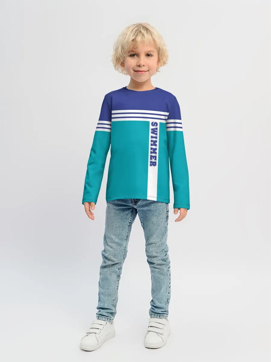 Детский лонгслив / Swimmer